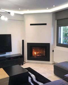 chimenea de leña