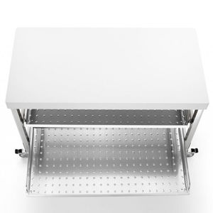 mesa de preparación de acero inoxidable