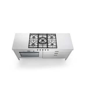 cocina con horno de gas