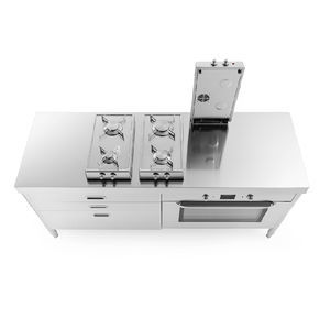 cocina con horno de gas