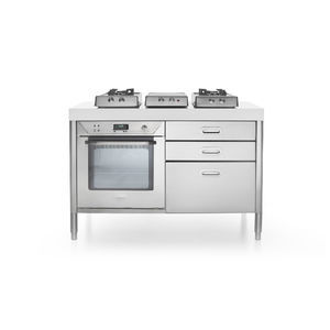 cocina con horno de gas