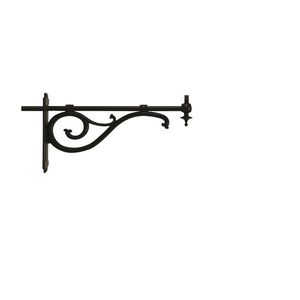 colgador para farola de hierro forjado