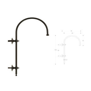 colgador para farola de hierro fundido