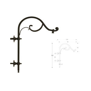 colgador para farola de hierro fundido