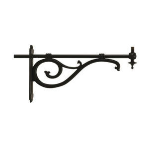consola para poste de iluminación de hierro fundido