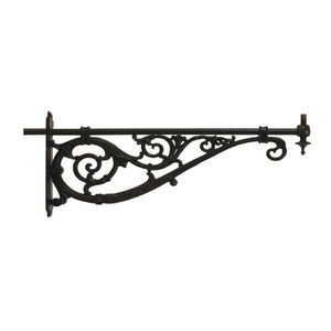 consola para poste de iluminación de hierro fundido