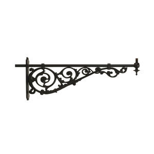 consola para poste de iluminación de hierro fundido