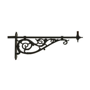 consola para poste de iluminación de hierro fundido