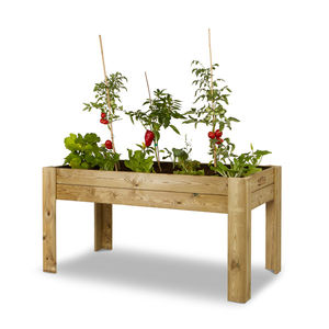 jardinera para huerto de pino