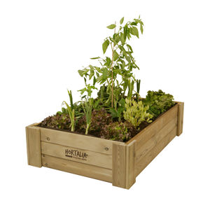 jardinera para huerto de pino