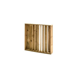 separador de espacios de madera