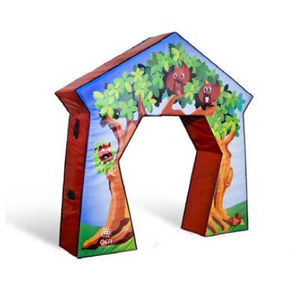 estructura hinchable con membrana de PVC