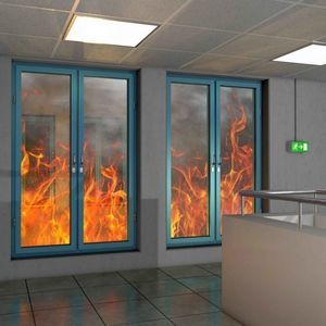 panel de vidrio laminado
