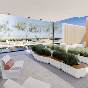 banco para jardín contemporáneo