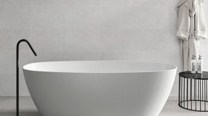 bañera ovalada