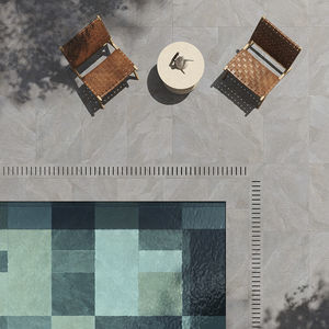 borde de piscina de gres porcelánico