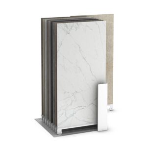 expositor de azulejos de metal