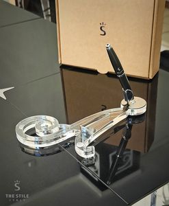 desk organizer de vidrio acrílico