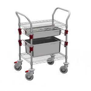 carrito para bandejas de hostelería y restauración