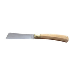 navaja de bolsillo con mango de madera