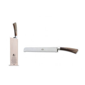 cuchillo para pan con mango de cuerno