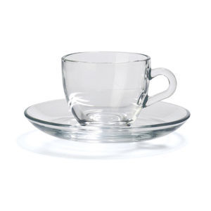 taza de vidrio