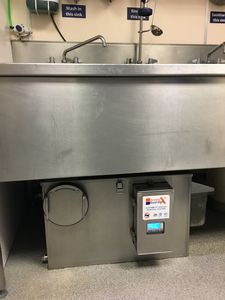 separador de grasa bajo fregadero
