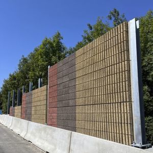 muro antirruido con paneles modulares