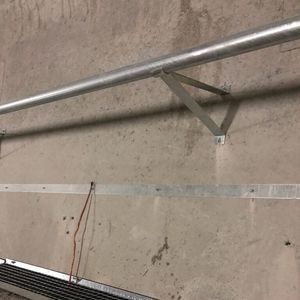 pasamano de acero galvanizado