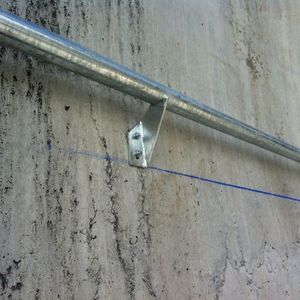 pasamano de acero galvanizado