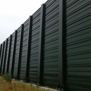 muro antirruido con paneles modulares