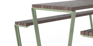 mesa de pícnic contemporánea