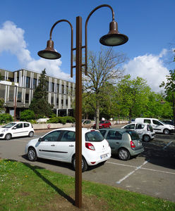 farola de aluminio
