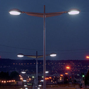 consola para poste de iluminación de aluminio