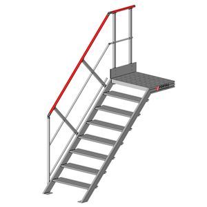 escalera de acceso recto