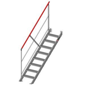escalera de acceso recto