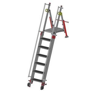 escalera elevada de trabajo