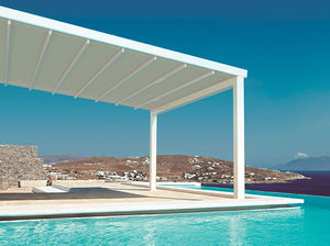 pérgola adosada
