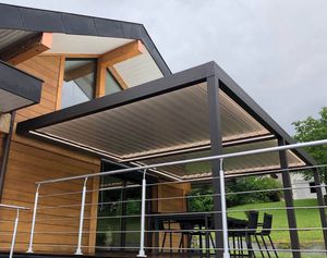 pérgola adosada