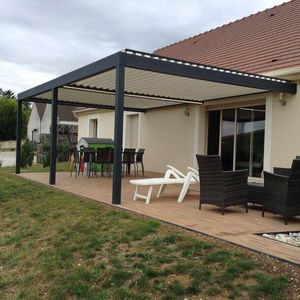 pérgola adosada