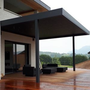 pérgola adosada
