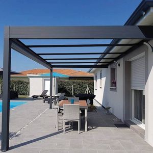 pérgola adosada