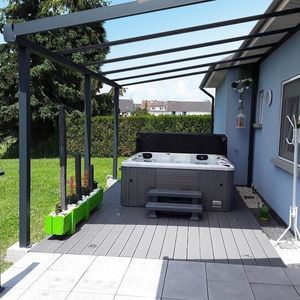 pérgola adosada