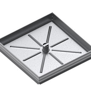 tapadera de inspección de acero galvanizado