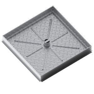 tapadera de inspección de acero galvanizado