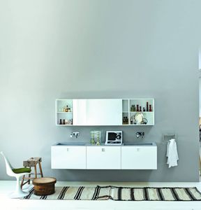 mueble de lavabo doble