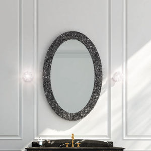 espejo para baño de pared / clásico / rectangular / ovalado