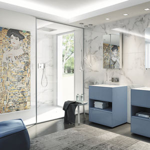 plato de ducha rectangular / independiente / de Corian® / extraplano