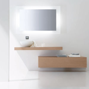 Espejo para baño de pared - OUD - Arlexitalia - clásico / rectangular