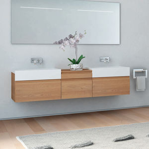 mueble de lavabo doble
